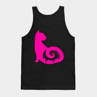 Hot Pink CattBon Logo Tank Top